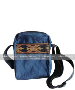 Tas Tenun Model Sling Bag Jeans T063