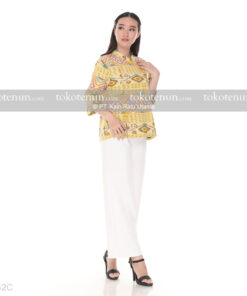 blouse tenun cheongsam