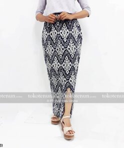Rok Span Tenun Ikat Panjang