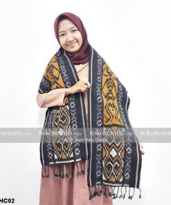 Syal Tenun Motif Asmat