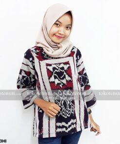 Simple Blouse Tenun Ikat
