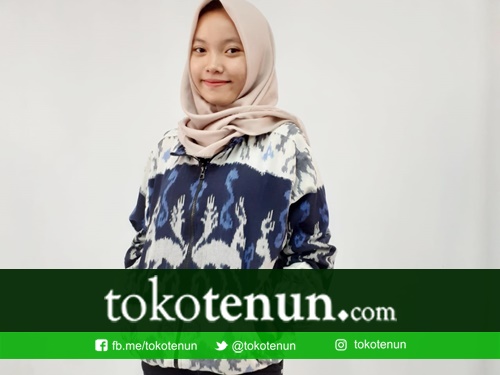 model jaket tenun wanita