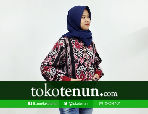 jaket tenun wanita