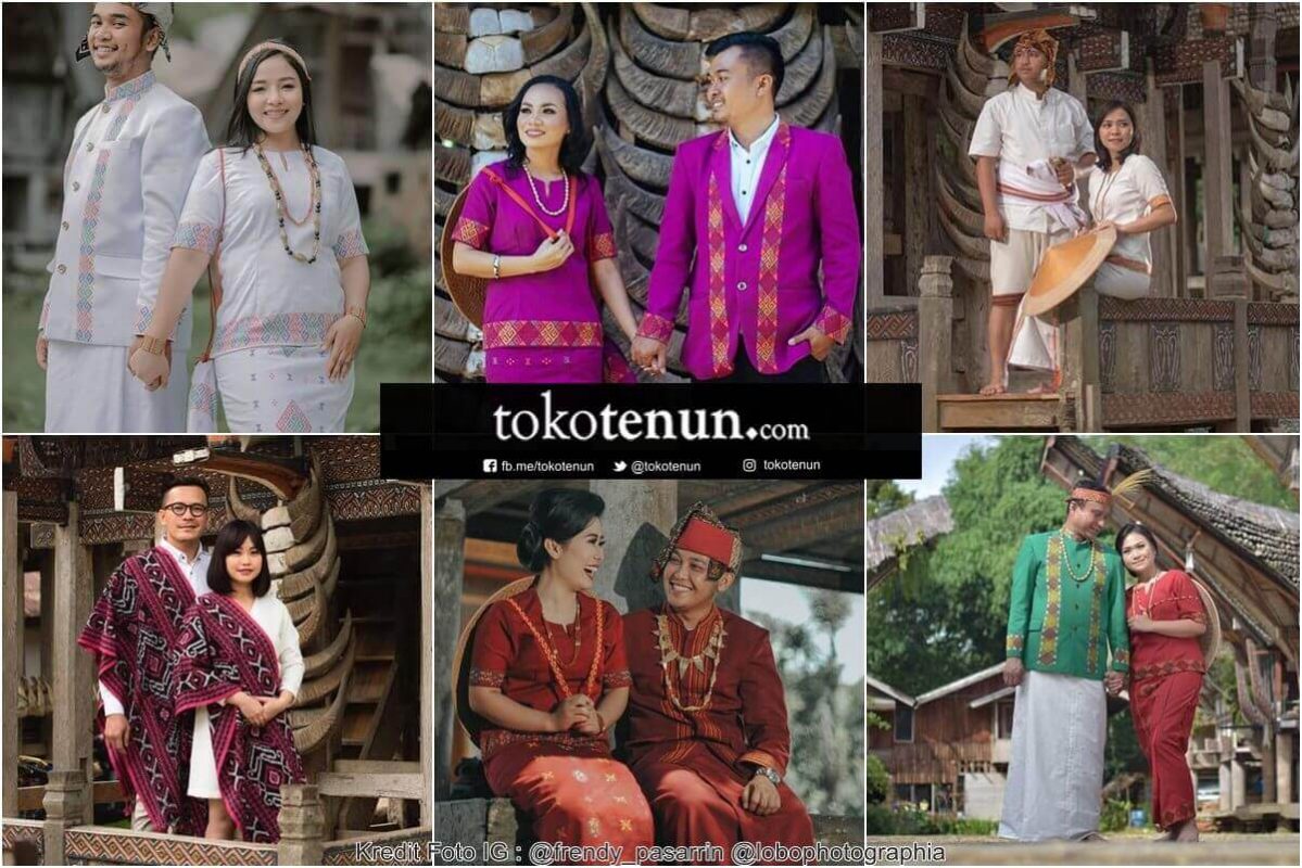 Baju Couple Calon Pengantin Toraja Modern