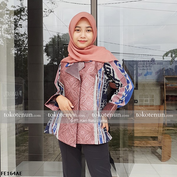 blazer tenun