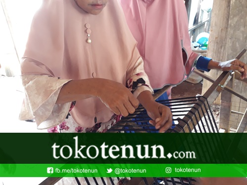 mbungkar alat bahan dan cara membuat tenun