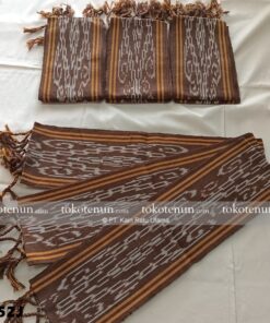 Syal Tenun Ikat Coklat A753J
