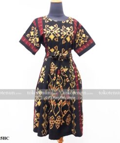 Flare Dress Wanita Tenun NTT