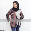 model baju lurik kekinian mix tenun ikat wanita