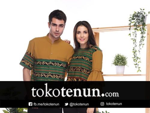 Baju Lamaran Couple Tenun