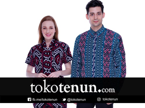 Baju Kemeja Lamaran Couple - Baju Lamaran Couple Tenun | TOKOTENUN.com / Di indonesia saat ...