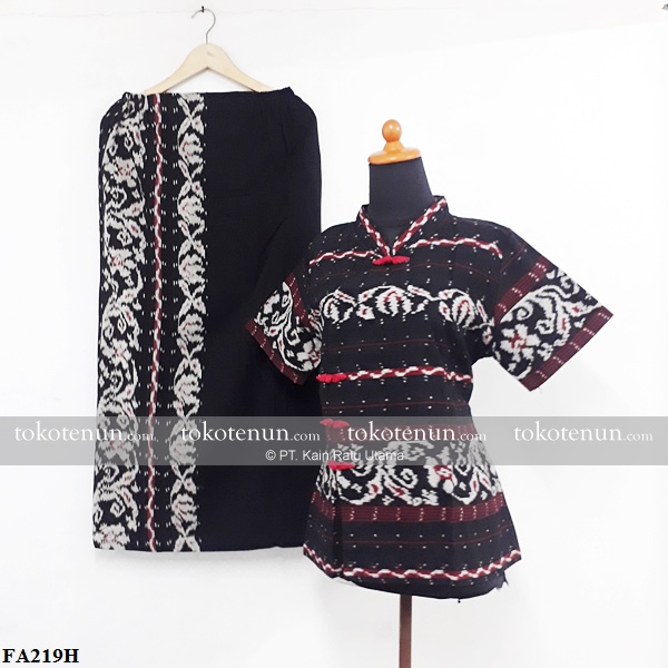 baju tenun cheongsam