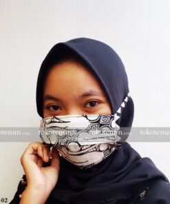 masker kain batik