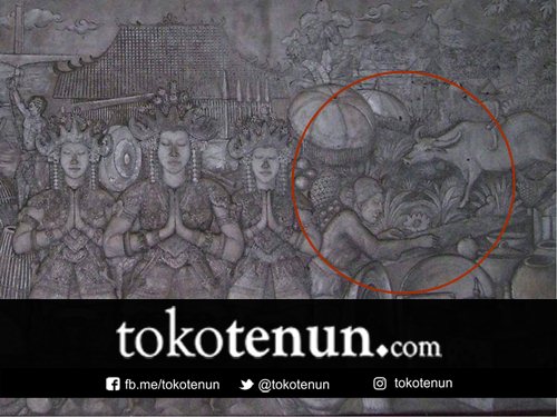 sejarah kain tenun indonesia dalam relief