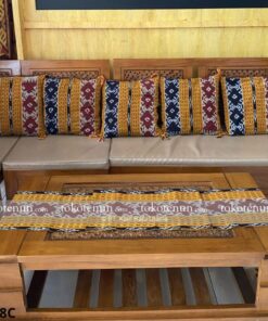 Set Taplak dan Sarung Bantal Tenun D328E