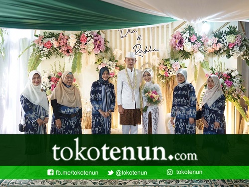 Seragam bridesmaid tenun