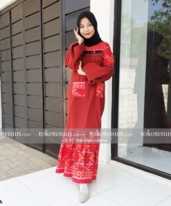 long dress tenun