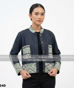 Jaket Boomber Tenun FE224D
