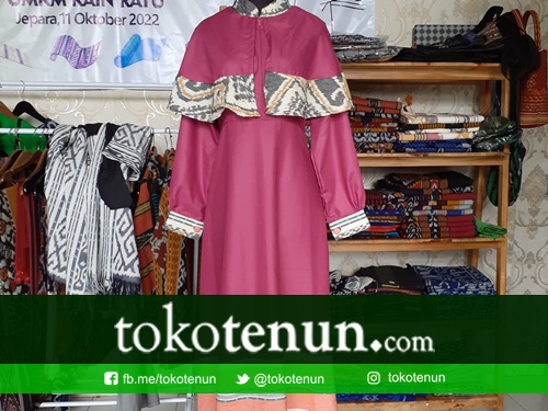 gamis tenun