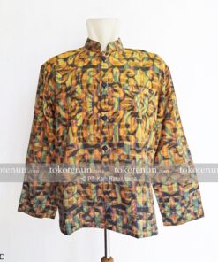 Kemeja Tenun Double Ikat G204C