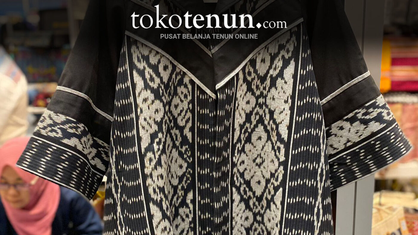 inspirasi baju tenun untuk lebaran idul fitri