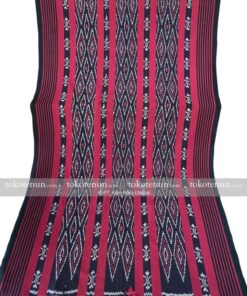 Tenun Ikat Motif Etnik Merah A1061A