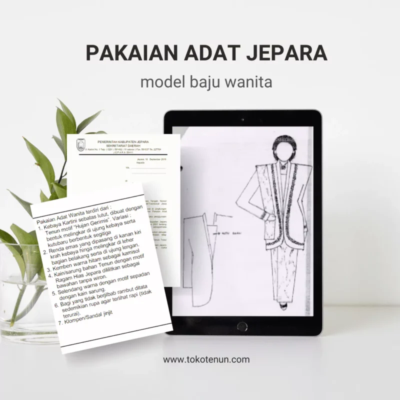 model pakaian adat jepara wanita beserta penjelasannya