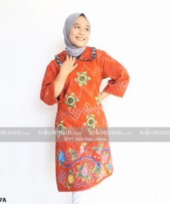Dress Tenun Warna Alam FD307A