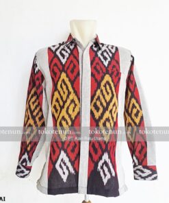 Kemeja Tenun Pria (Custom model, ukuran, warna) G100X