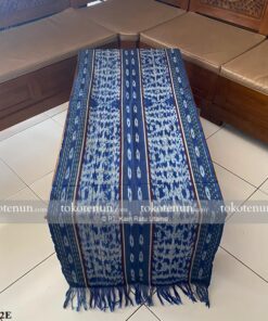 Taplak Meja Tenun Biru A1252E