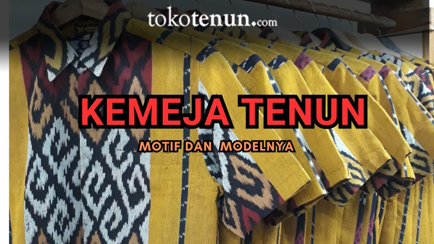 Model Kemeja Tenun