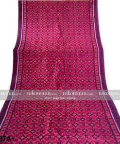 Kain Tenun CSM Endek Merah Geometris C627A