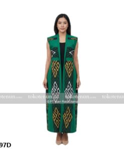 Long Outer Vest Tenun