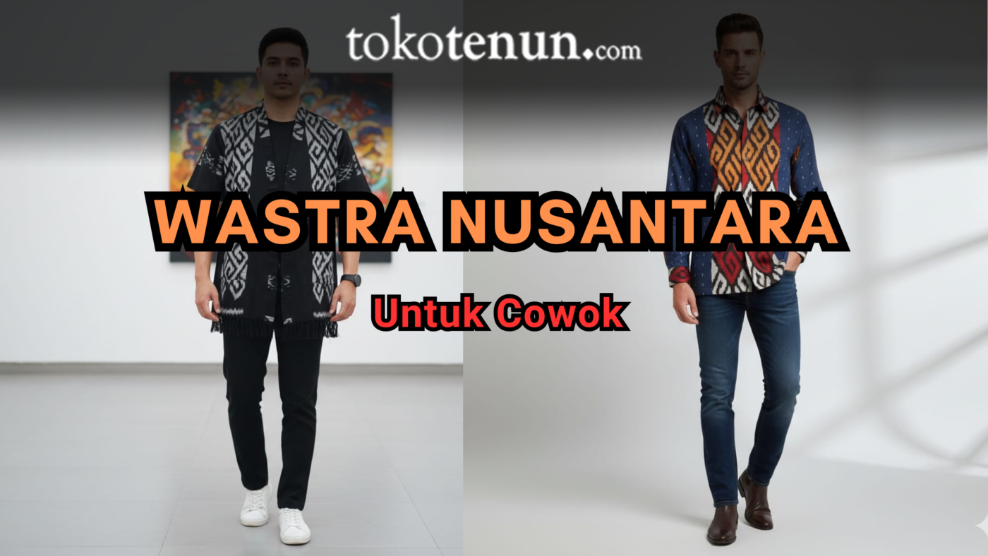 wastra nusantara untuk cowok