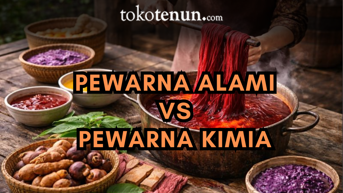 perbedaan pewarna alam dan sitetis