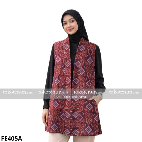 Raya Vest Outer Tenun CSM FE405A