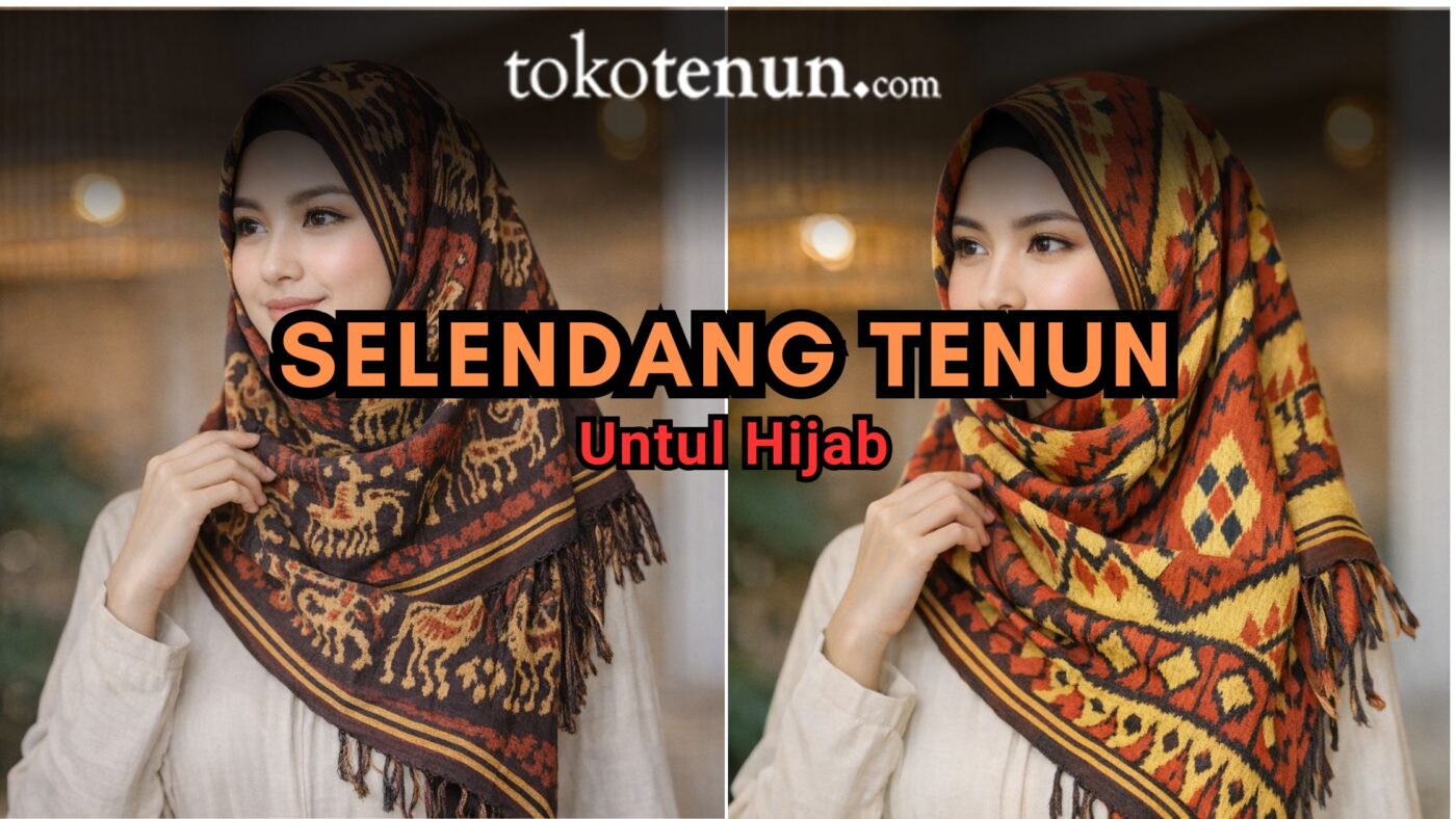 Kain Tenun untuk hijab
