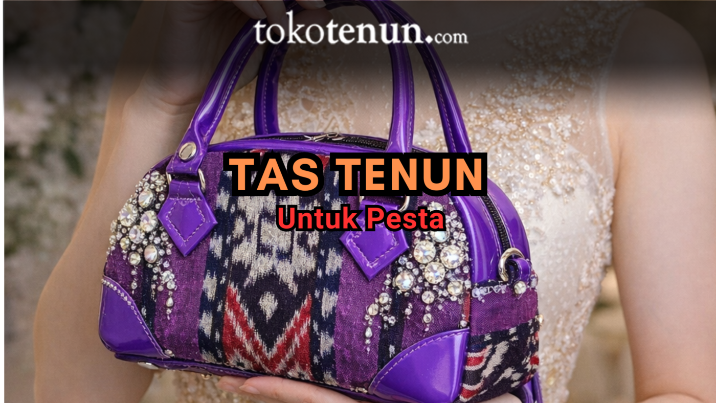 tas tenun untuk pesta