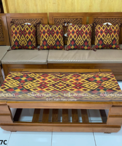 Set Sarung Bantal & Taplak Tenun D327C