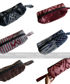 Pouch Tenun Ikat Asli Serbaguna