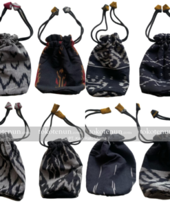 Pouch Tenun Tempat Tumbler dan Gelas
