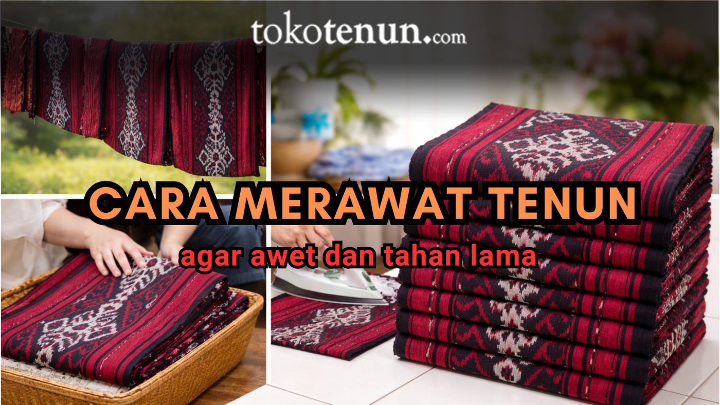 cara merawat kain tenun