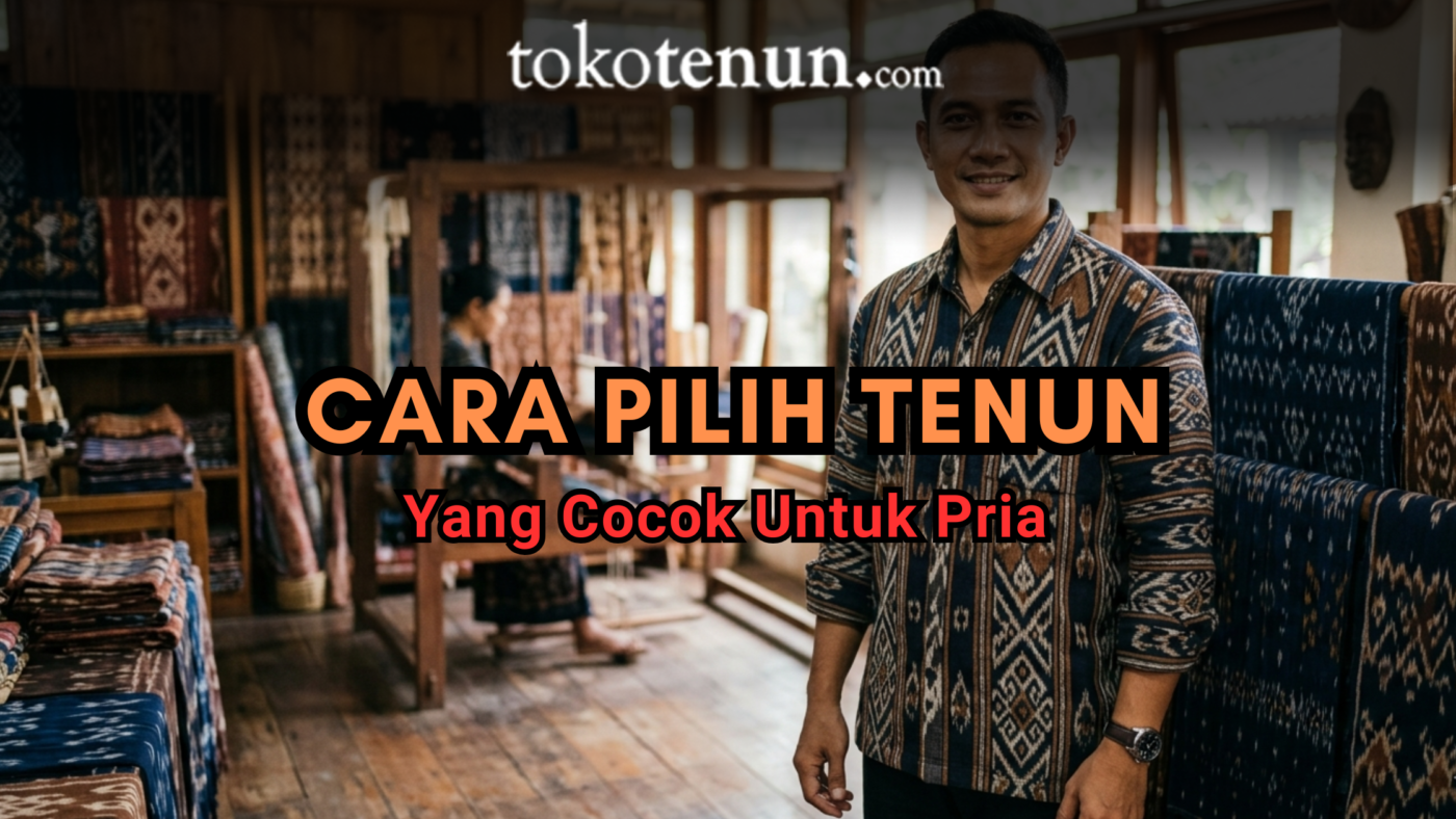 cara pilih tenun yang cocok untuk pria