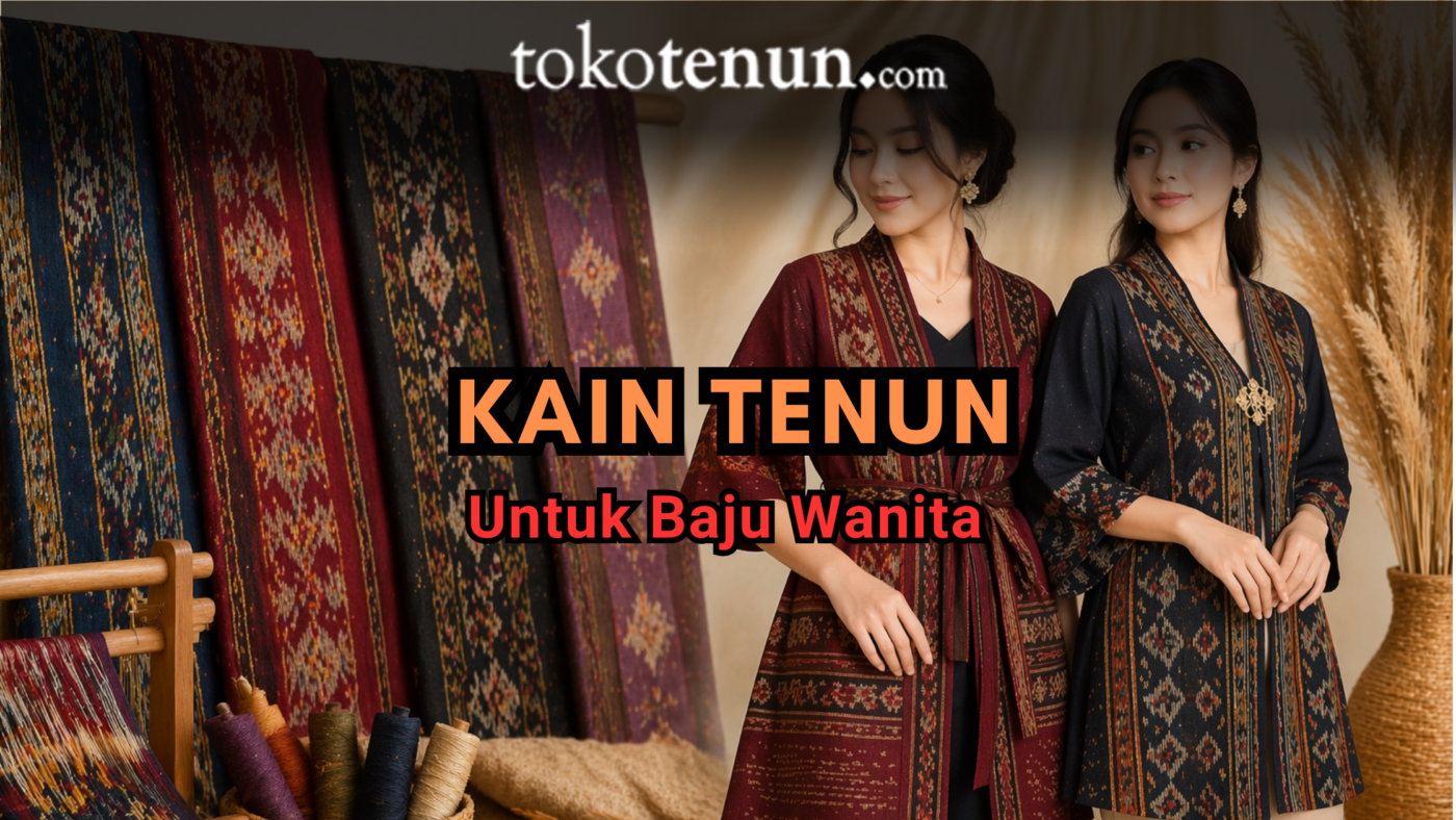 kain tenun untuk baju wanita