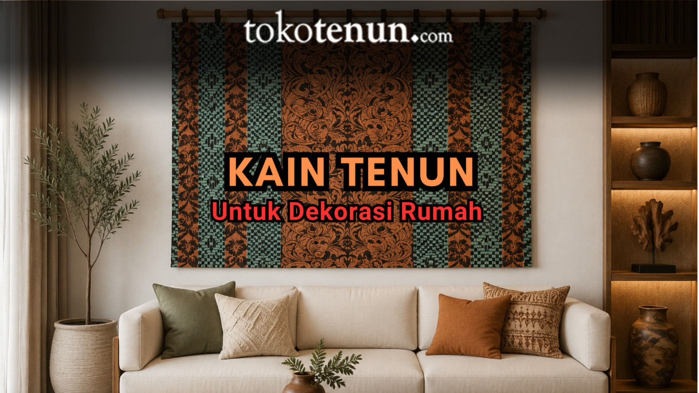 kain tenun untuk dekorasi rumah
