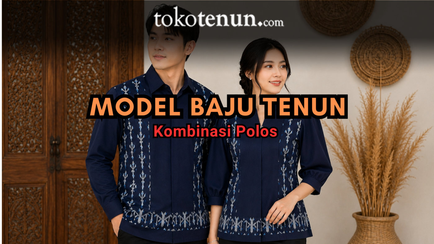 model baju tenun