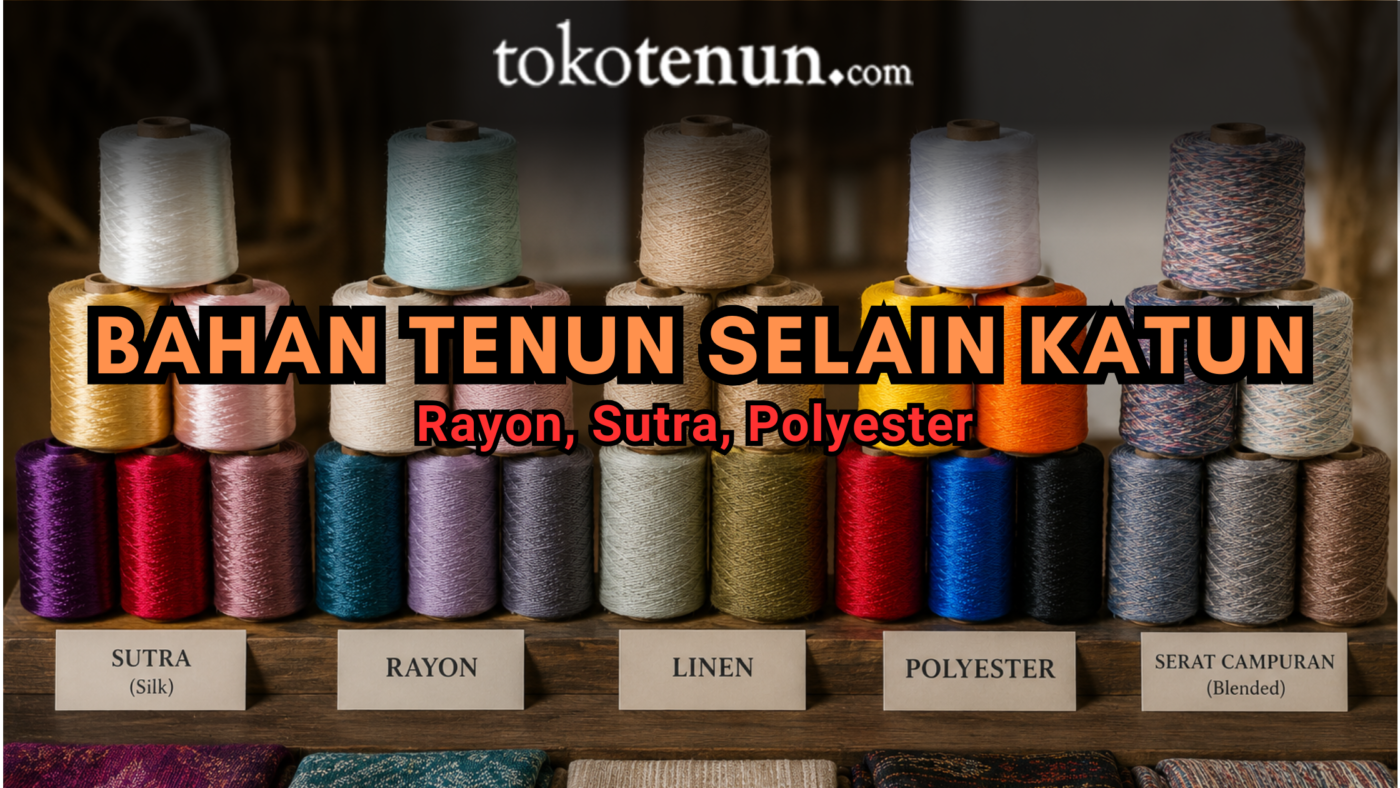 bahan tenun selain katun