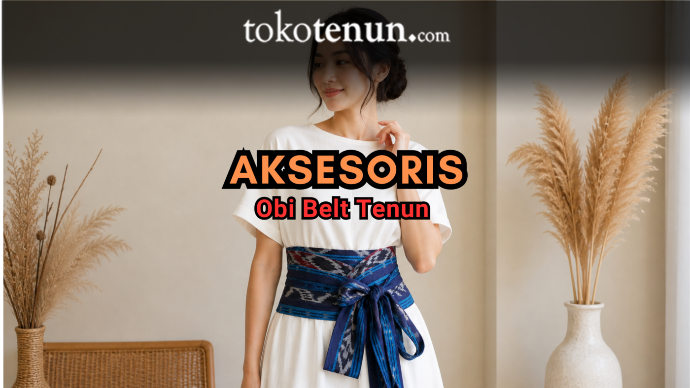 obi belt tenun