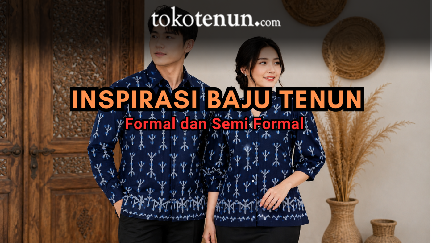 inspirasi baju tenun