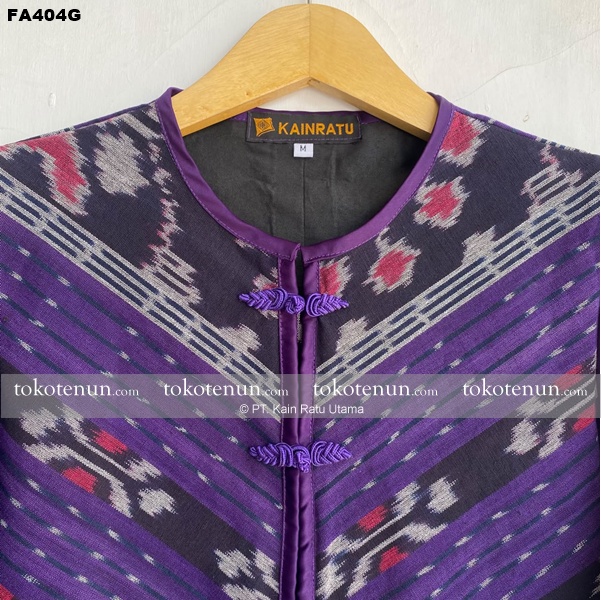 Sekar Blouse Tenun Detail